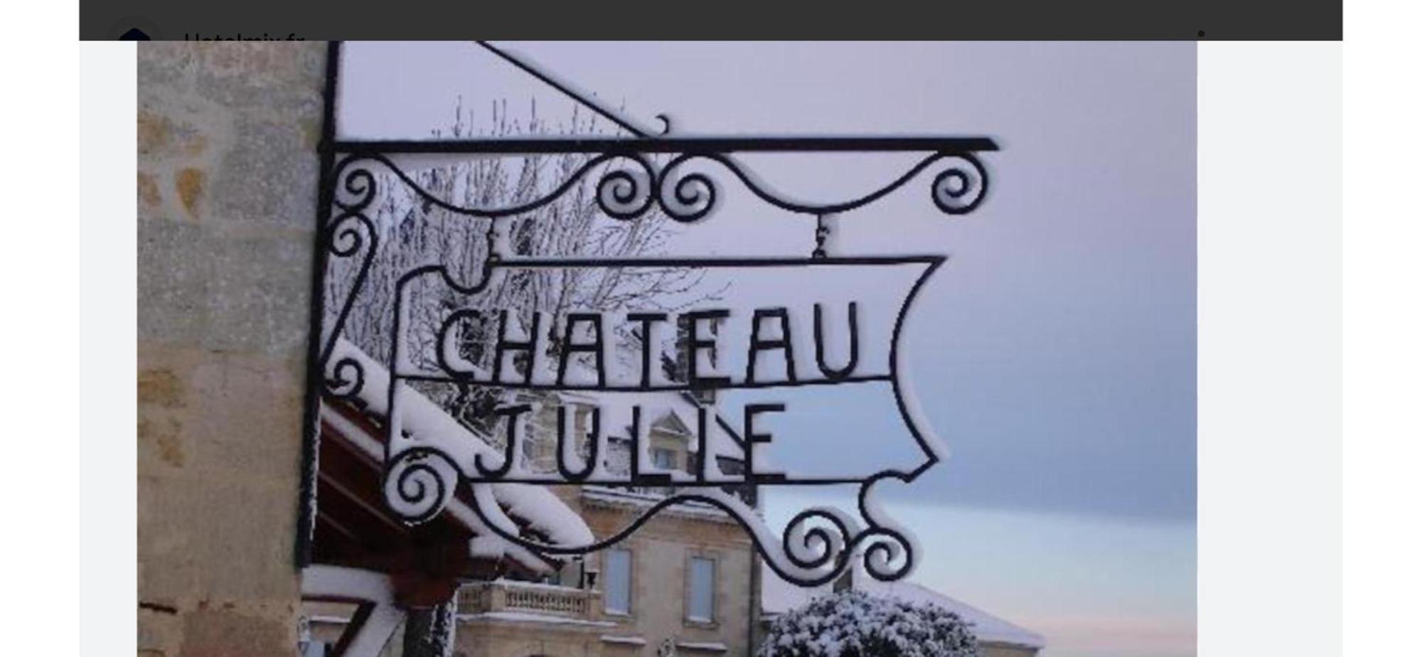 Château Julie - Chambres&Petit-déjeuners Virsac Exterior foto